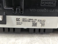 2019-2020 Ford Fusion Instrument Cluster Speedometer Gauges P/N:KS7T-10849-GC KS7T-10849-GD Fits Fits 2019 2020 OEM Used Aut