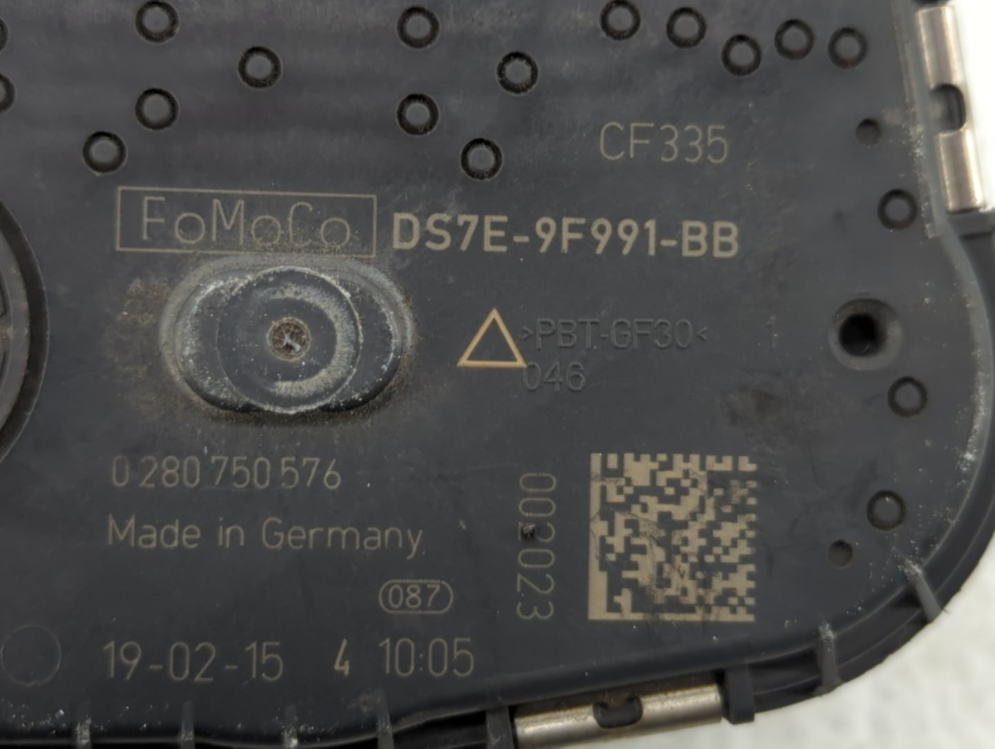 2014-2020 Ford Fusion Throttle Body P/N:DS7E-9F991-BB Fits Fits 2014 2015 2016 2017 2018 2019 2020 2021 2022 OEM Used Auto P