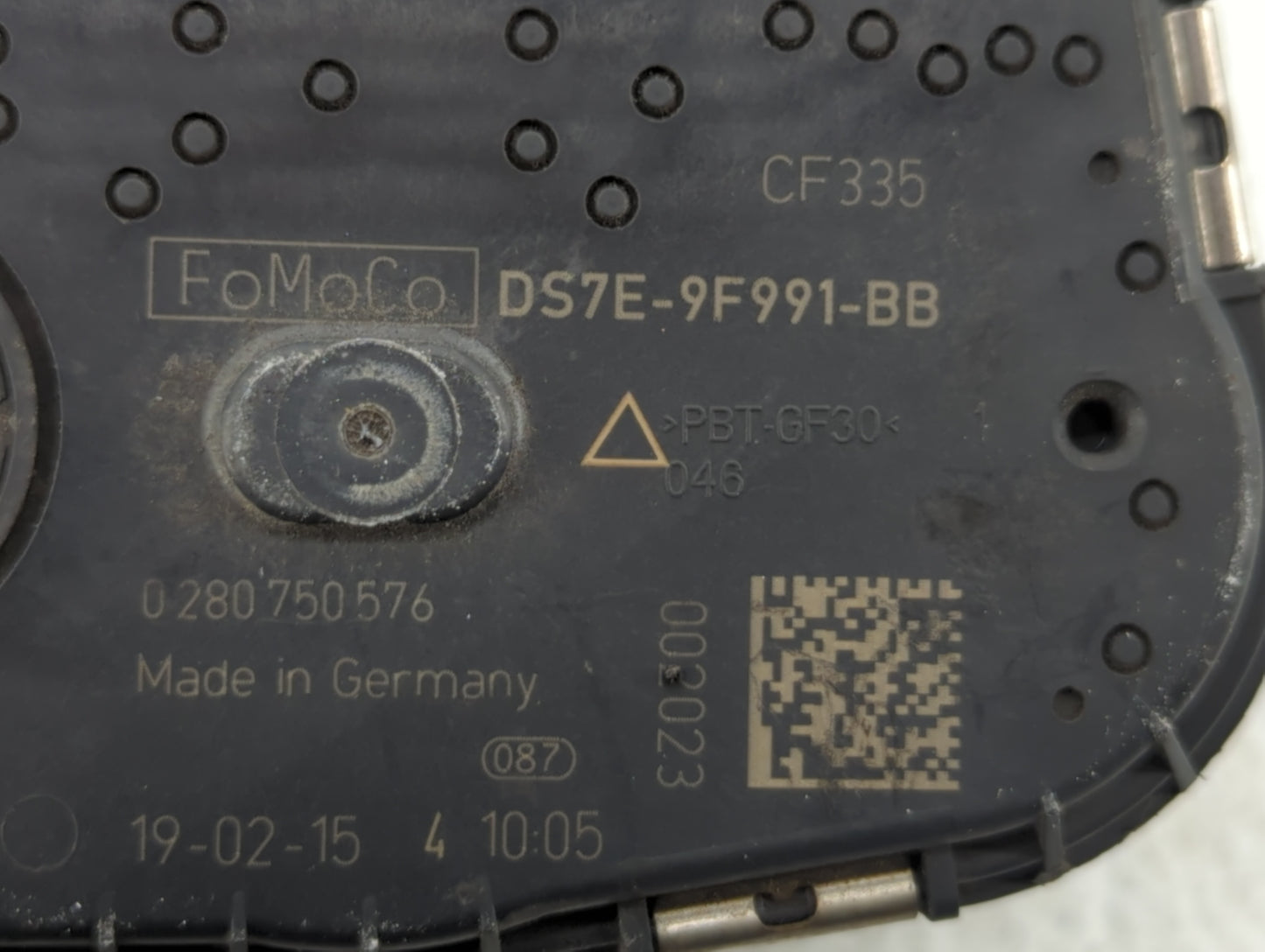 2014-2020 Ford Fusion Throttle Body P/N:DS7E-9F991-BB Fits Fits 2014 2015 2016 2017 2018 2019 2020 2021 2022 OEM Used Auto P