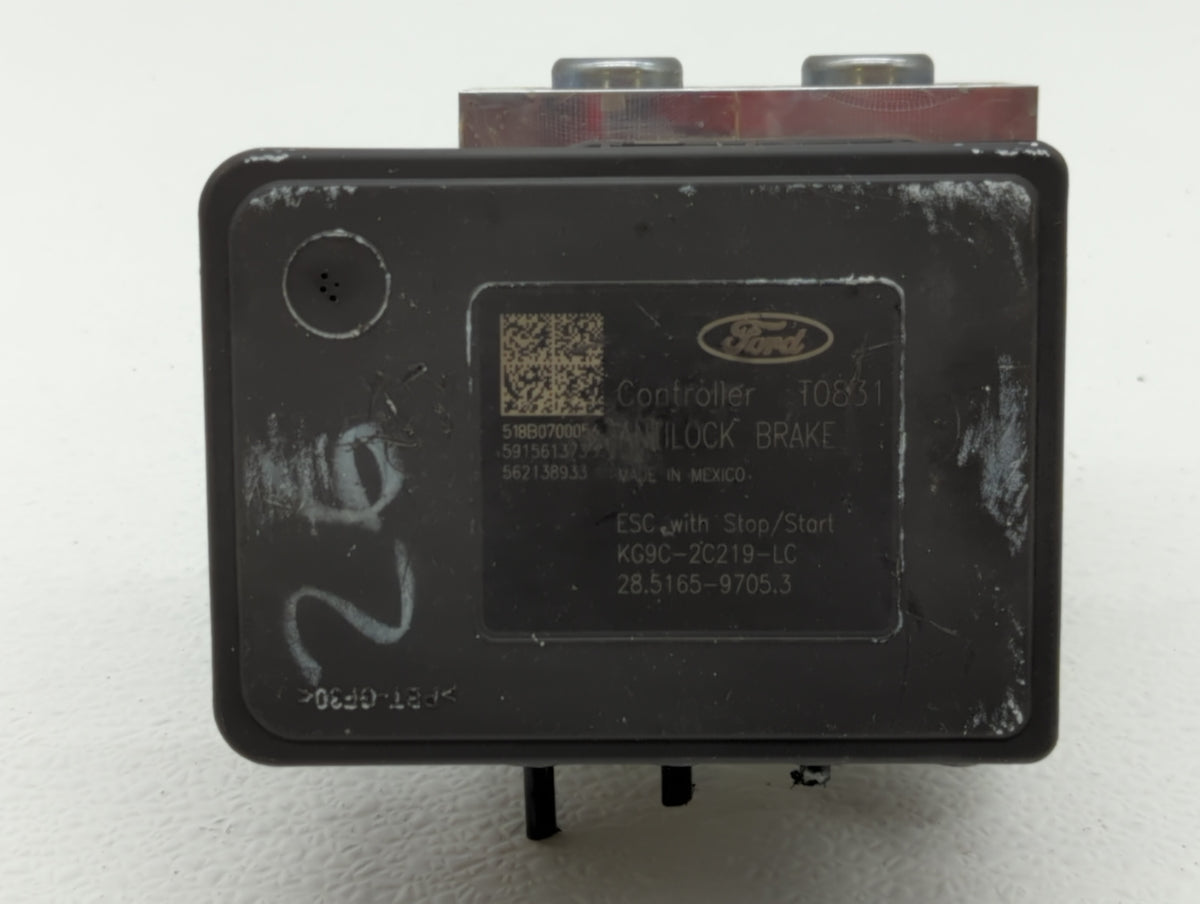 2019-2020 Ford Fusion Anti-Lock Brake ABS Pump Module Actuator OEM P/N:KG9C-2B373-LC Fits Fits 2019 2020 OEM Used Auto Parts