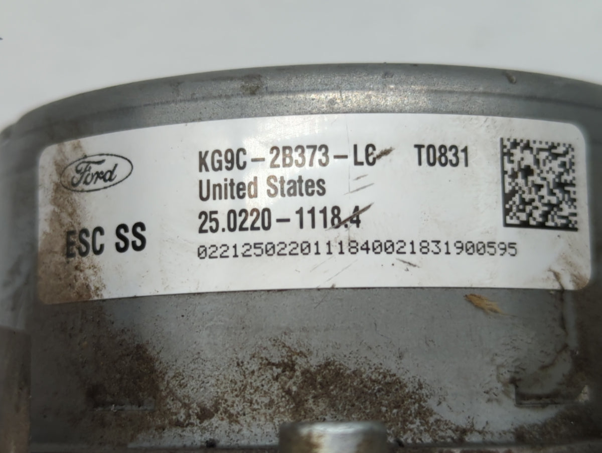 2019-2020 Ford Fusion Anti-Lock Brake ABS Pump Module Actuator OEM P/N:KG9C-2B373-LC Fits Fits 2019 2020 OEM Used Auto Parts