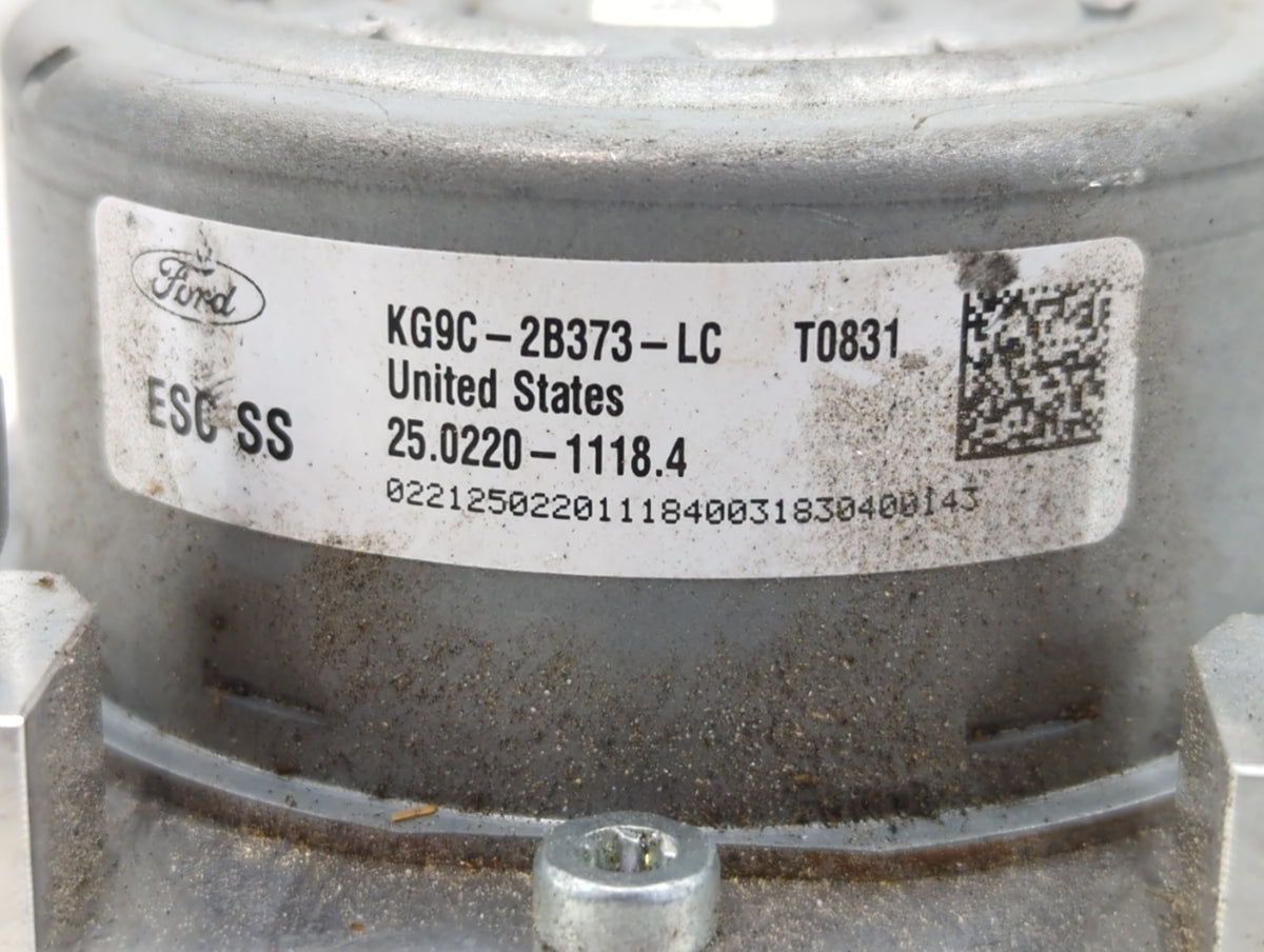 2019-2020 Ford Fusion Anti-Lock Brake ABS Pump Module Actuator OEM P/N:KG9C-2B373-LC Fits Fits 2019 2020 OEM Used Auto Parts