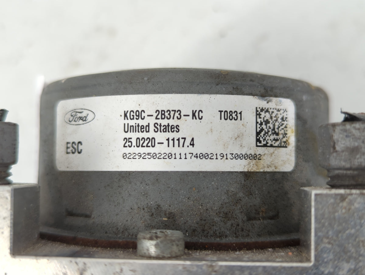 2019-2020 Ford Fusion Anti-Lock Brake ABS Pump Module Actuator OEM P/N:KG9C-2B373-KC Fits Fits 2019 2020 OEM Used Auto Parts