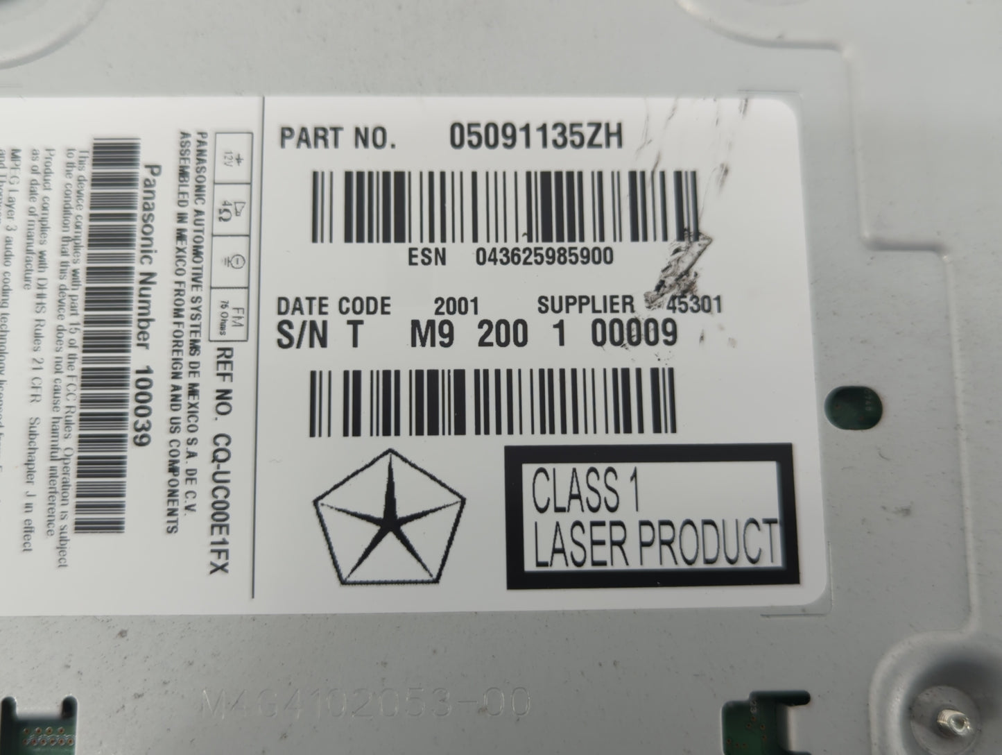 2016-2020 Ford Fusion Am Fm Cd Player Radio Receiver - Oemusedautoparts1.com