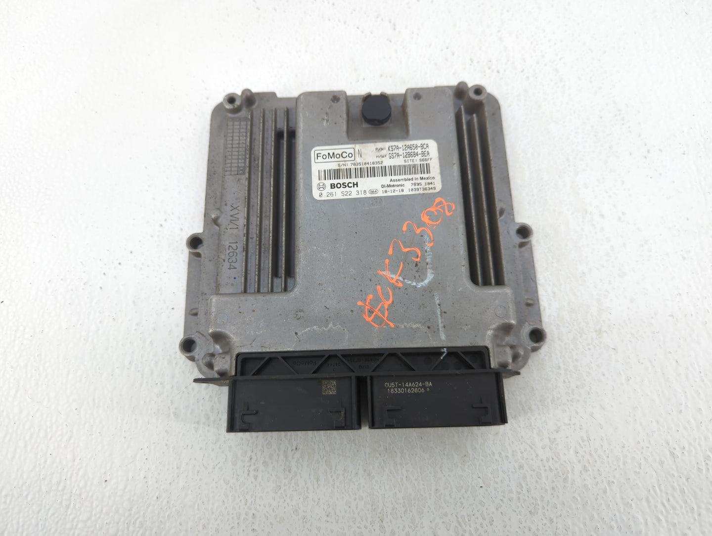 2017-2019 Ford Fusion PCM Engine Control Computer ECU ECM PCU OEM P/N:GS7A-12B684-BEA KS7A-12A650-BCA Fits Fits 2017 2018 20