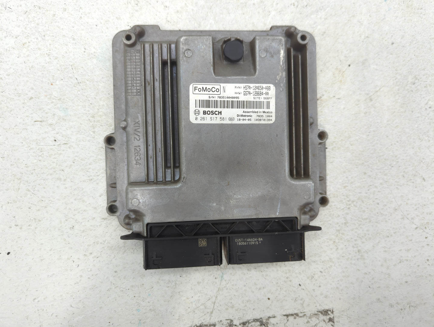 2017-2019 Ford Fusion PCM Engine Control Computer ECU ECM PCU OEM P/N:HS7A-12A650-ABB Fits Fits 2017 2018 2019 OEM Used Auto