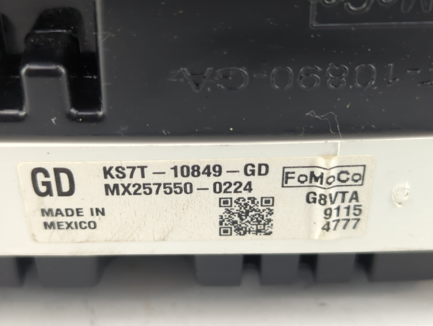 2019-2020 Ford Fusion Instrument Cluster Speedometer Gauges P/N:KS7T-10849-GD Fits Fits 2019 2020 OEM Used Auto Parts - Oemu