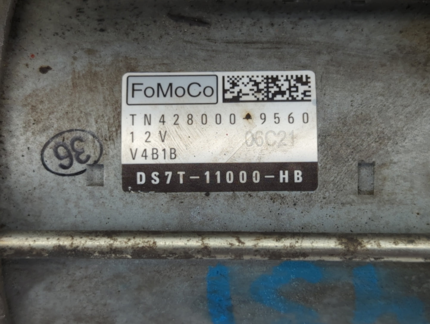 2013-2020 Ford Fusion Car Starter Motor Solenoid OEM P/N:TN428000 9560 DS7T-11000-HB Fits OEM Used Auto Parts - Oemusedautop