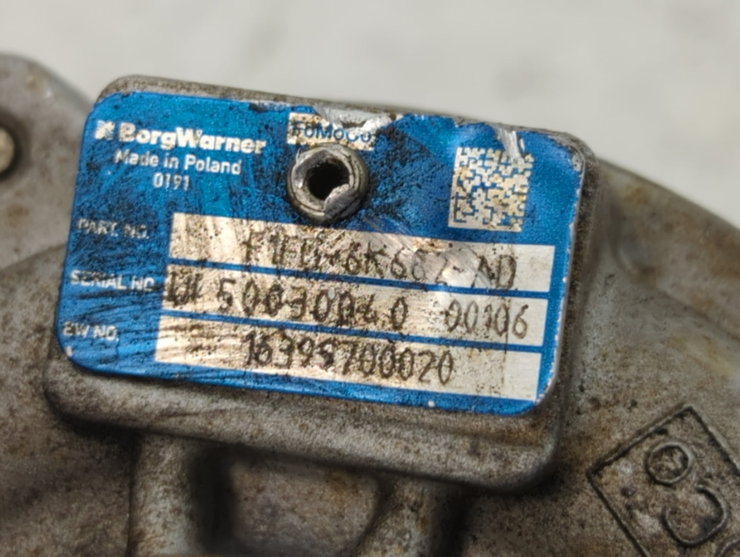 2014 Ford Fusion Turbocharger Turbo Charger Super Charger Supercharger - Oemusedautoparts1.com