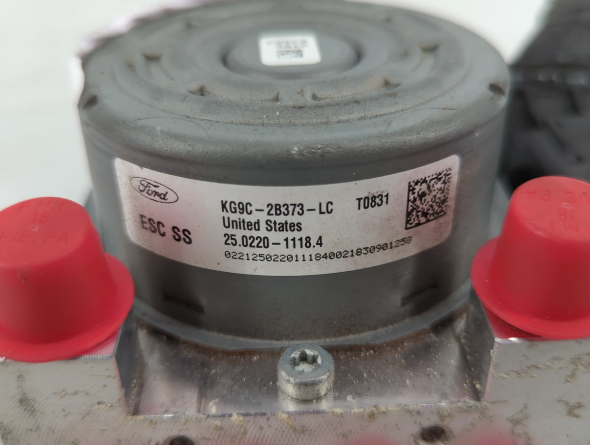 2019-2020 Ford Fusion Anti-Lock Brake ABS Pump Module Actuator OEM P/N:KG9C-2B373-LC Fits Fits 2019 2020 OEM Used Auto Parts
