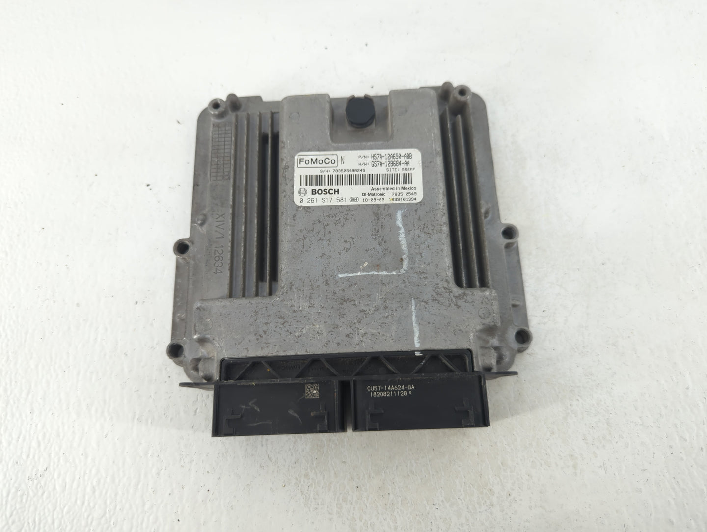 2017-2019 Ford Fusion PCM Engine Control Computer ECU ECM PCU OEM P/N:HS7A-12A650-ABB Fits Fits 2017 2018 2019 OEM Used Auto