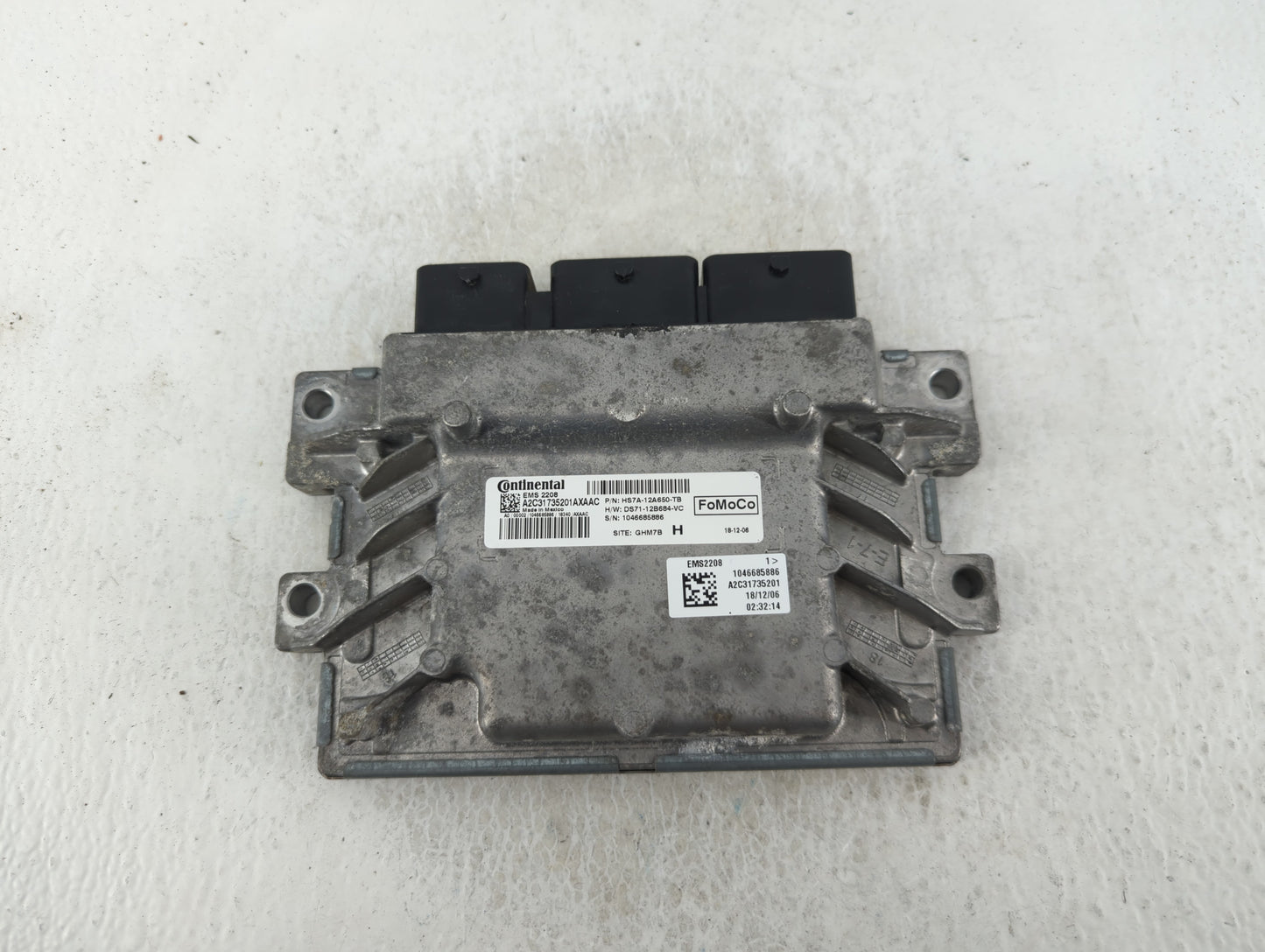 2017-2020 Ford Fusion PCM Engine Control Computer ECU ECM PCU OEM P/N:HS7A-12A650-TB Fits Fits 2016 2017 2018 2019 2020 OEM 