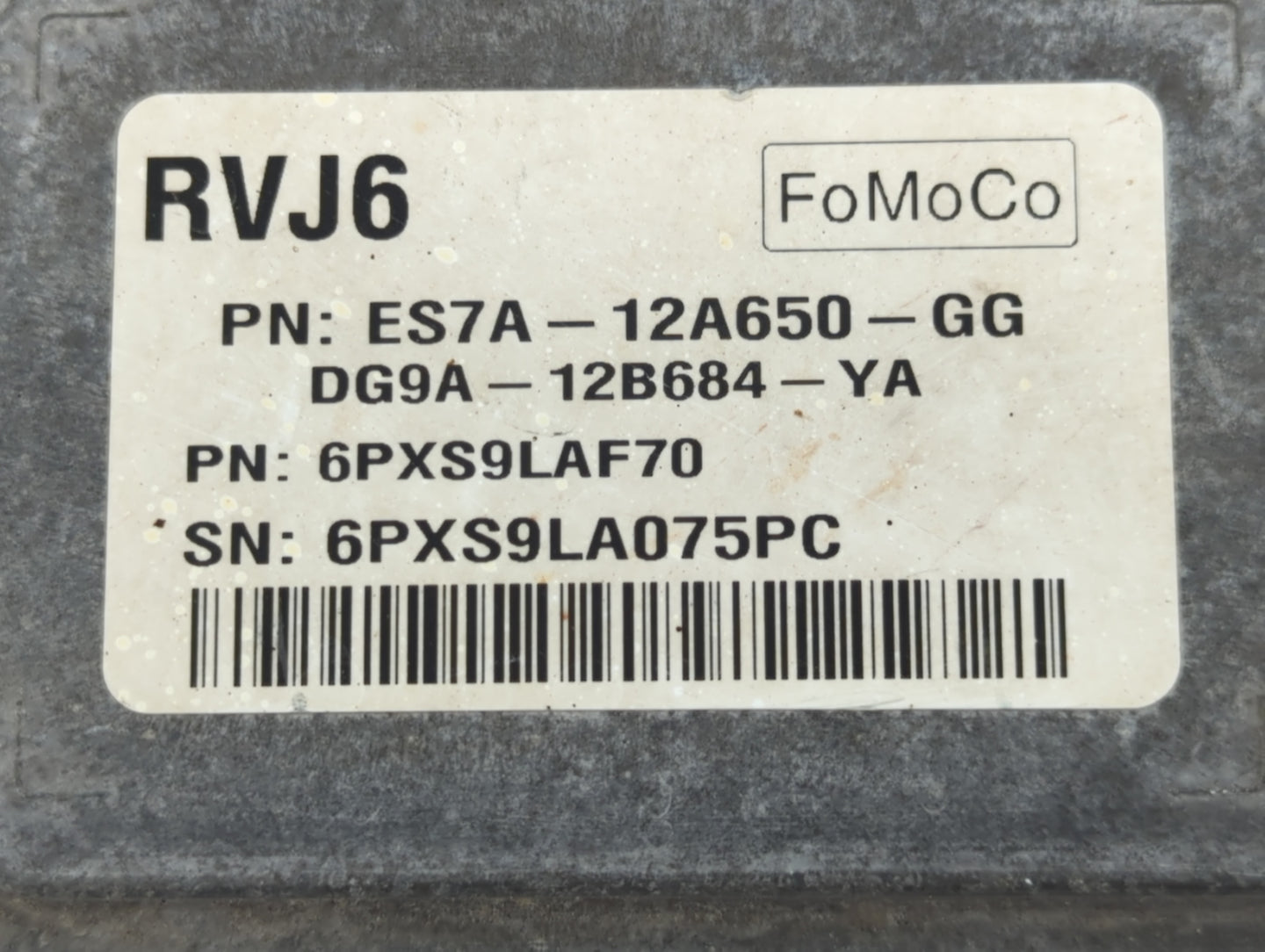 2017-2019 Ford Fusion PCM Engine Control Computer ECU ECM PCU OEM P/N:6PXS9LAF70 DG9A-12B684-YA Fits Fits 2017 2018 2019 OEM