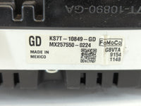 2019 Ford Fusion Instrument Cluster Speedometer Gauges P/N:KS7T-10849-GD Fits OEM Used Auto Parts - Oemusedautoparts1.com