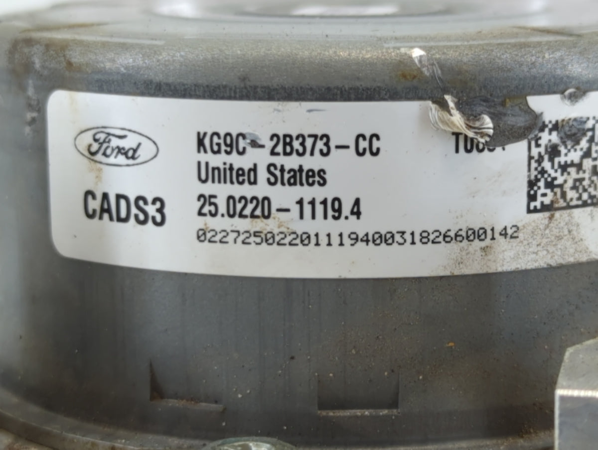 2019-2020 Ford Fusion Anti-Lock Brake ABS Pump Module Actuator OEM P/N:KG9C-2B373-LC Fits Fits 2019 2020 OEM Used Auto Parts