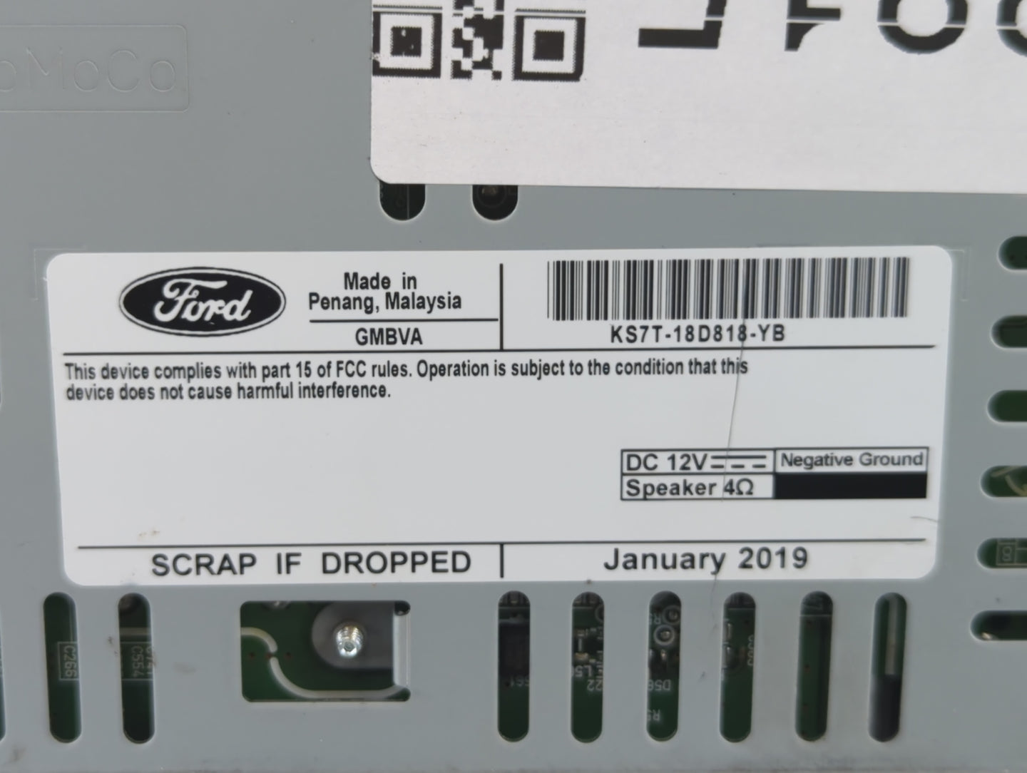 2019-2020 Ford Fusion Am Fm Cd Player Radio Receiver - Oemusedautoparts1.com