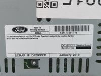2019-2020 Ford Fusion Am Fm Cd Player Radio Receiver - Oemusedautoparts1.com