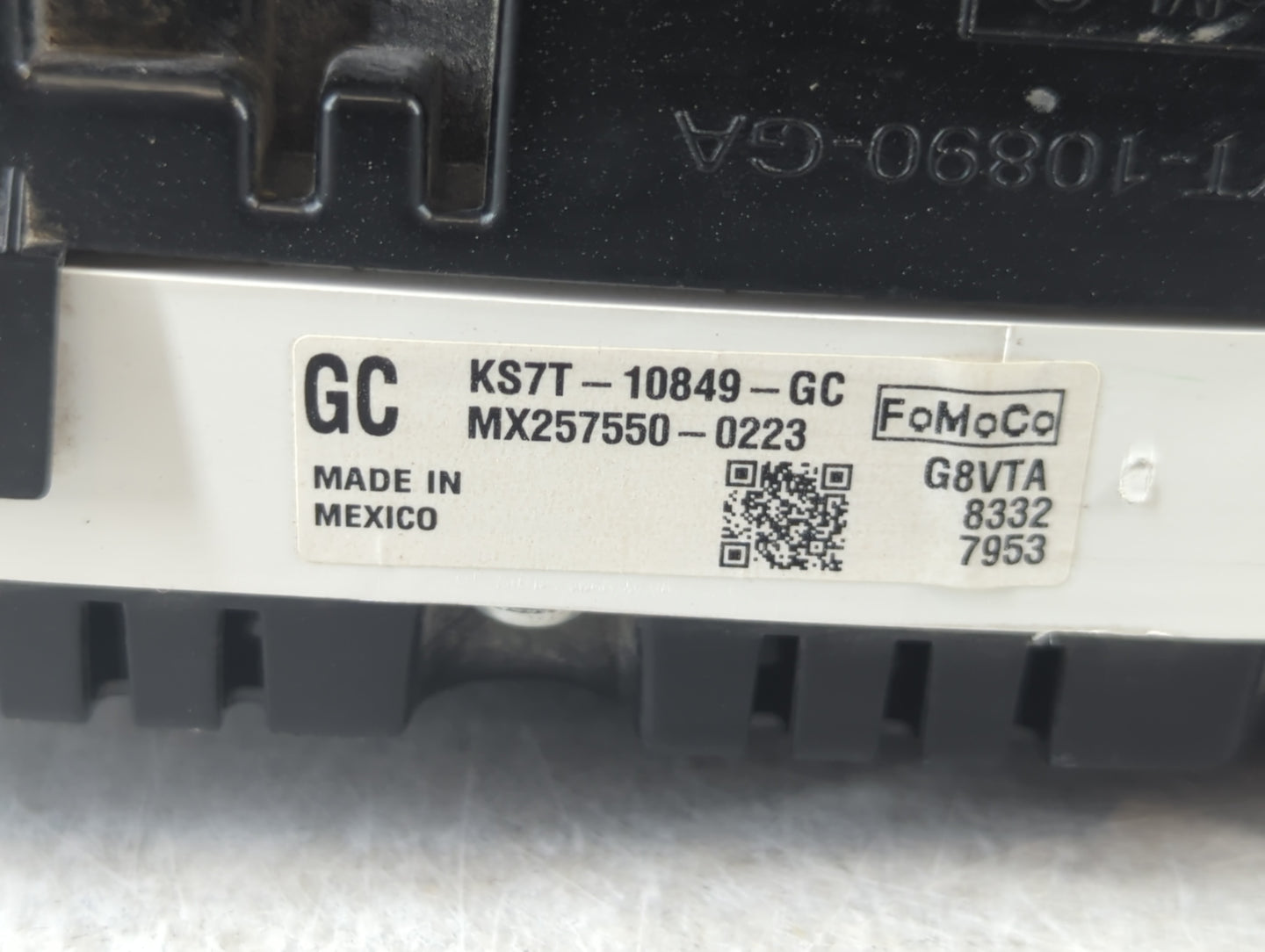 2019-2020 Ford Fusion Instrument Cluster Speedometer Gauges P/N:KS7T-10849-GC Fits Fits 2019 2020 OEM Used Auto Parts - Oemu