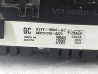 2019-2020 Ford Fusion Instrument Cluster Speedometer Gauges P/N:KS7T-10849-GC Fits Fits 2019 2020 OEM Used Auto Parts - Oemu