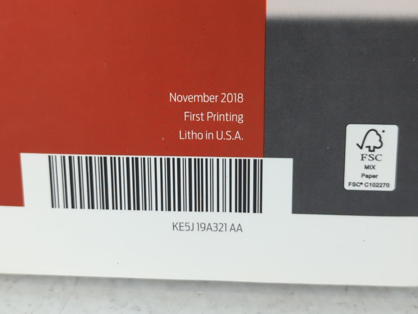 2019 Ford Fusion Owners Manual Book Guide P/N:KE5J 19A321 AA OEM Used Auto Parts - Oemusedautoparts1.com