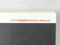 2019 Ford Fusion Owners Manual Book Guide P/N:KE5J 19A321 AA OEM Used Auto Parts - Oemusedautoparts1.com
