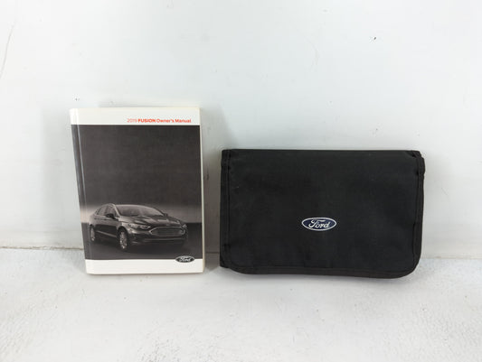 2019 Ford Fusion Owners Manual Book Guide P/N:KE5J19A321 AA OEM Used Auto Parts - Oemusedautoparts1.com