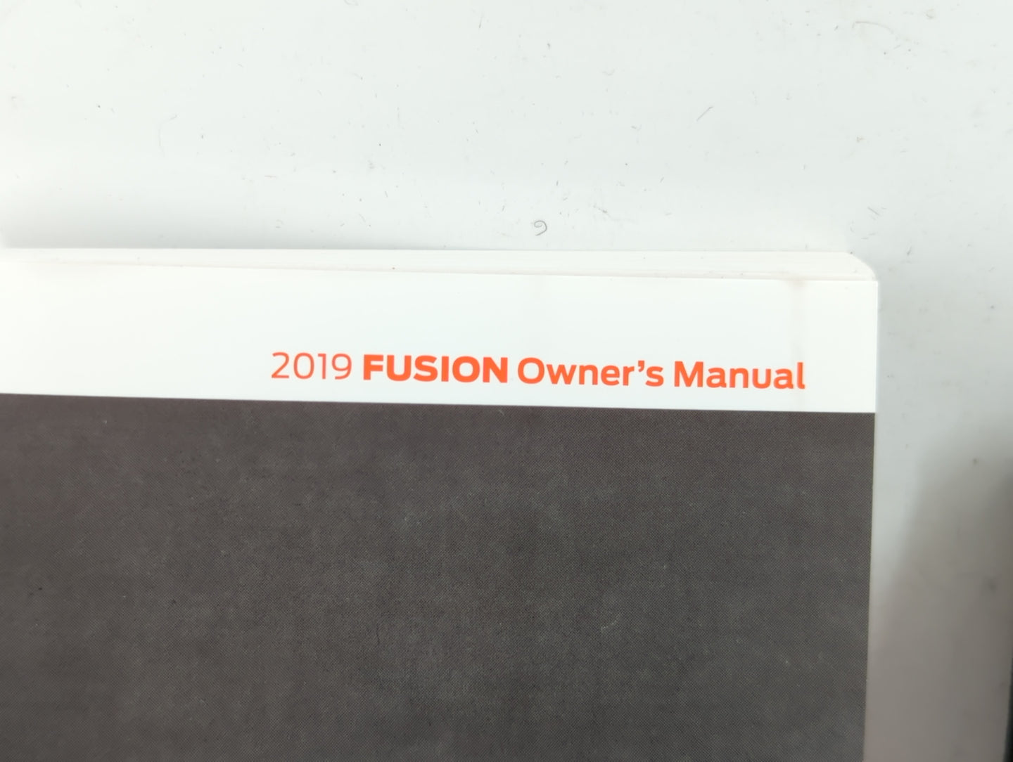 2019 Ford Fusion Owners Manual Book Guide P/N:KE5J 19A321 AB OEM Used Auto Parts - Oemusedautoparts1.com