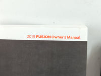 2019 Ford Fusion Owners Manual Book Guide P/N:KE5J 19A321 AB OEM Used Auto Parts - Oemusedautoparts1.com