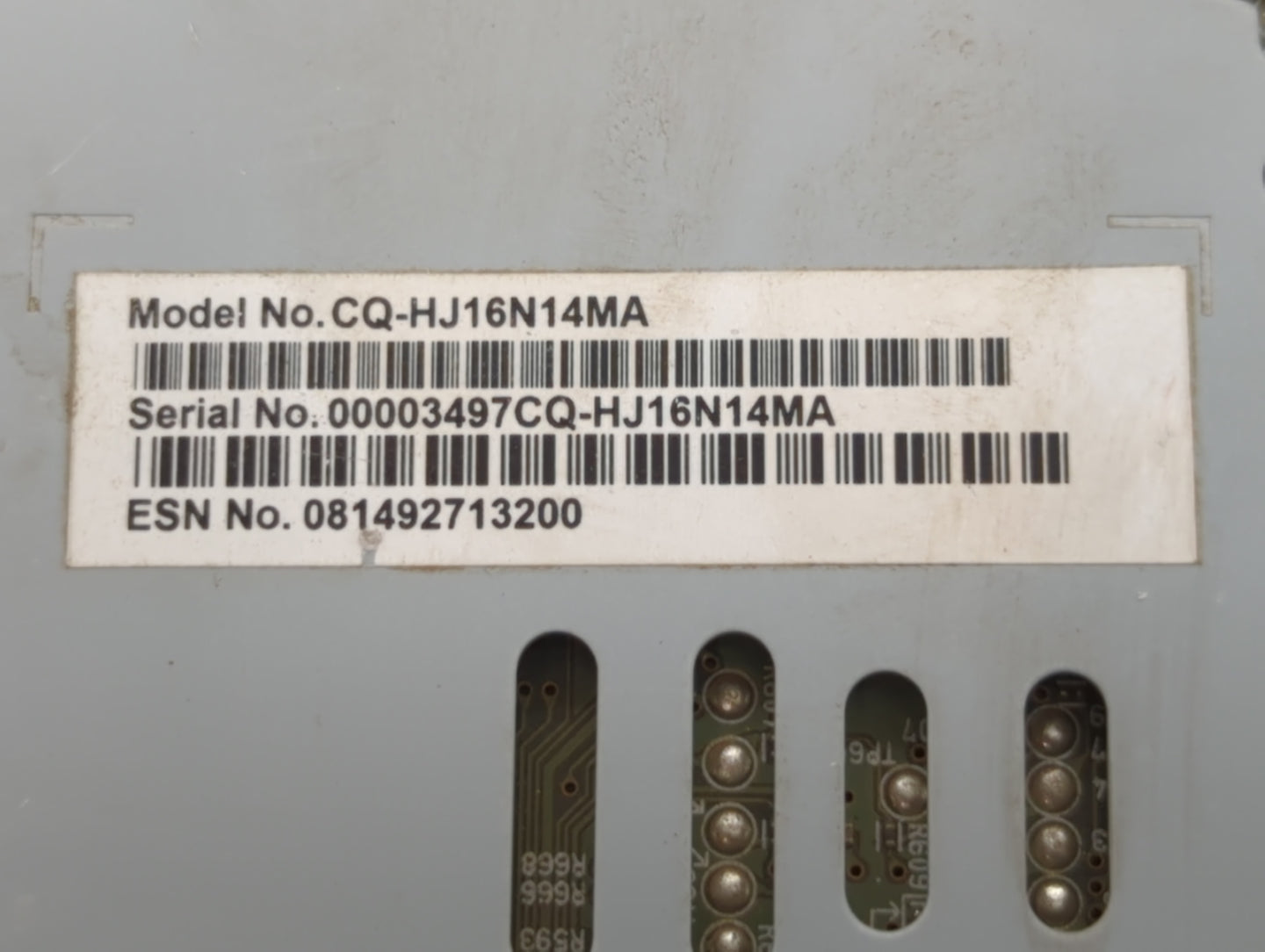 2019-2020 Ford Fusion Radio AM FM Cd Player Receiver Replacement P/N:CQ-HJ16N14MA Fits Fits 2019 2020 OEM Used Auto Parts - 