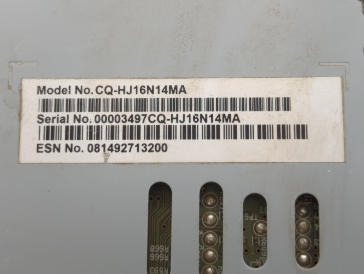2019-2020 Ford Fusion Radio AM FM Cd Player Receiver Replacement P/N:CQ-HJ16N14MA Fits Fits 2019 2020 OEM Used Auto Parts - 