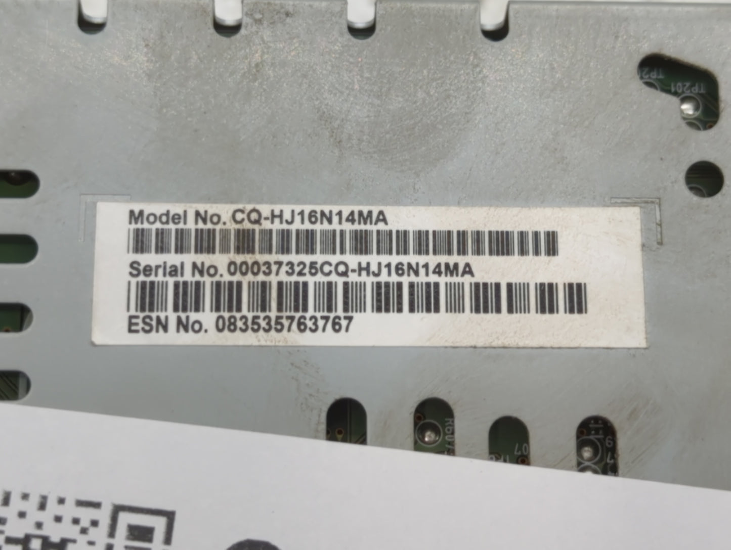 2016-2020 Ford Fusion Radio AM FM Cd Player Receiver Replacement P/N:083535763767 CQ-HJ16N14MA Fits Fits 2016 2017 2018 2019