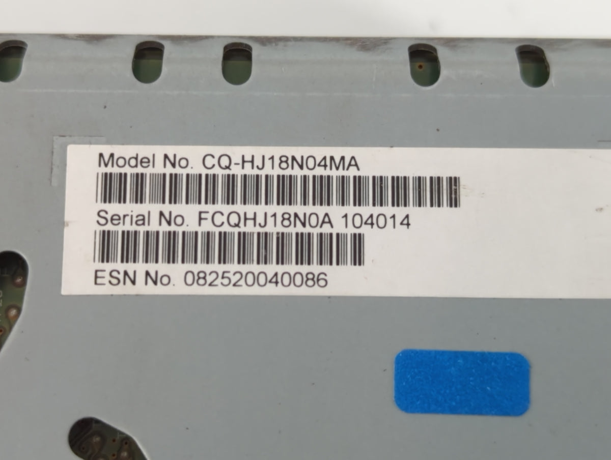 2019-2020 Ford Fusion Am Fm Cd Player Radio Receiver 719825 - Oemusedautoparts1.com