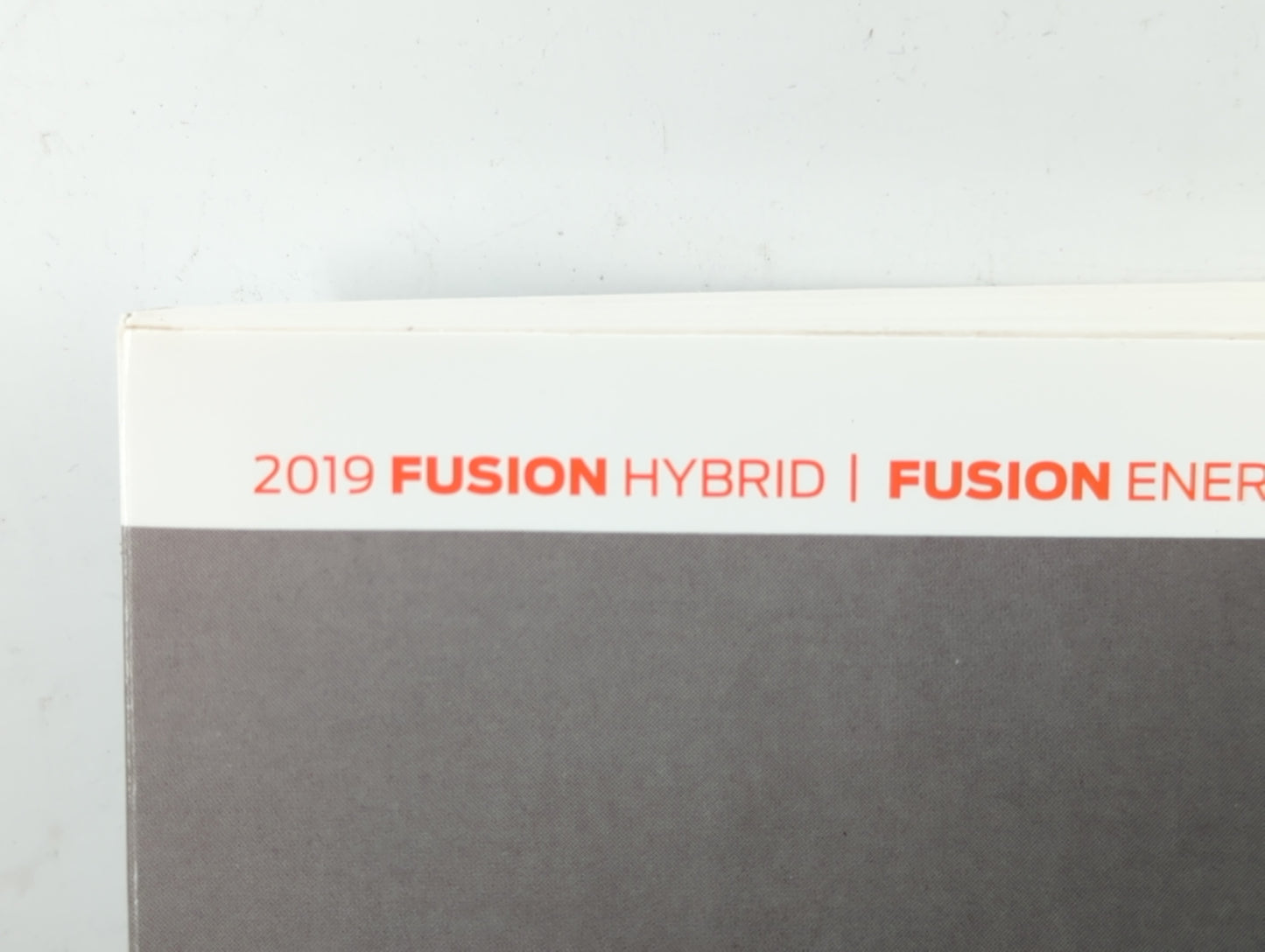 2019 Ford Fusion Owners Manual Book Guide P/N:KE5J 19A321 HA OEM Used Auto Parts - Oemusedautoparts1.com