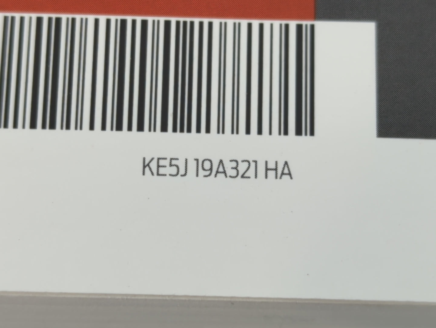 2019 Ford Fusion Owners Manual Book Guide P/N:KE5J 19A321 HA OEM Used Auto Parts - Oemusedautoparts1.com