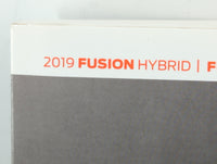 2019 Ford Fusion Owners Manual Book Guide P/N:KE5J 19A321 HA OEM Used Auto Parts - Oemusedautoparts1.com