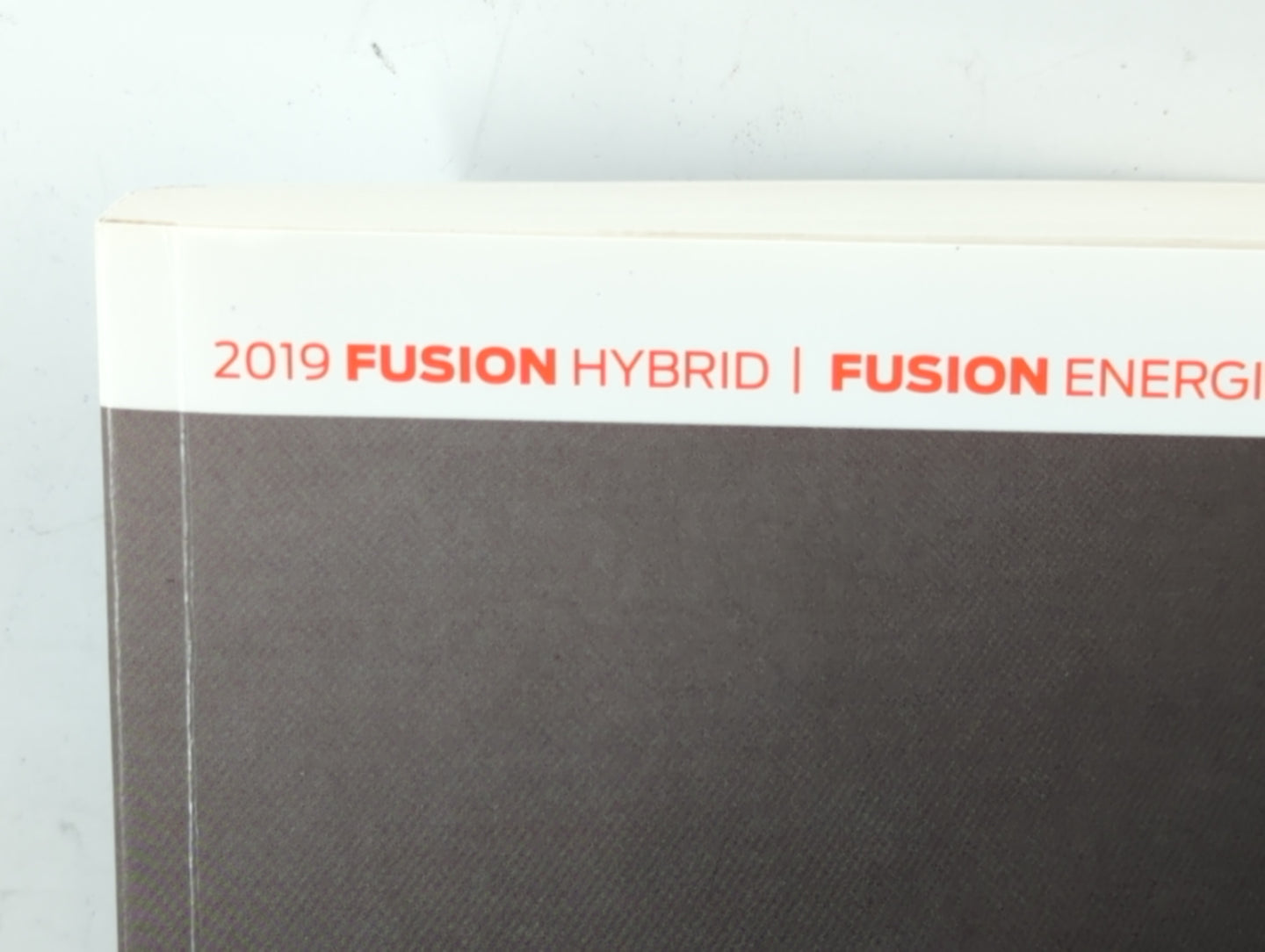 2019 Ford Fusion Owners Manual Book Guide P/N:KE5J 19A321 HA OEM Used Auto Parts - Oemusedautoparts1.com