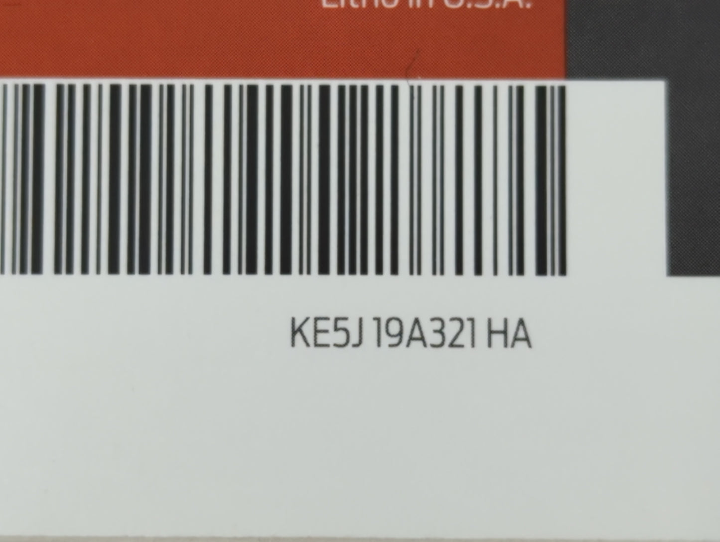 2019 Ford Fusion Owners Manual Book Guide P/N:KE5J 19A321 HA OEM Used Auto Parts - Oemusedautoparts1.com