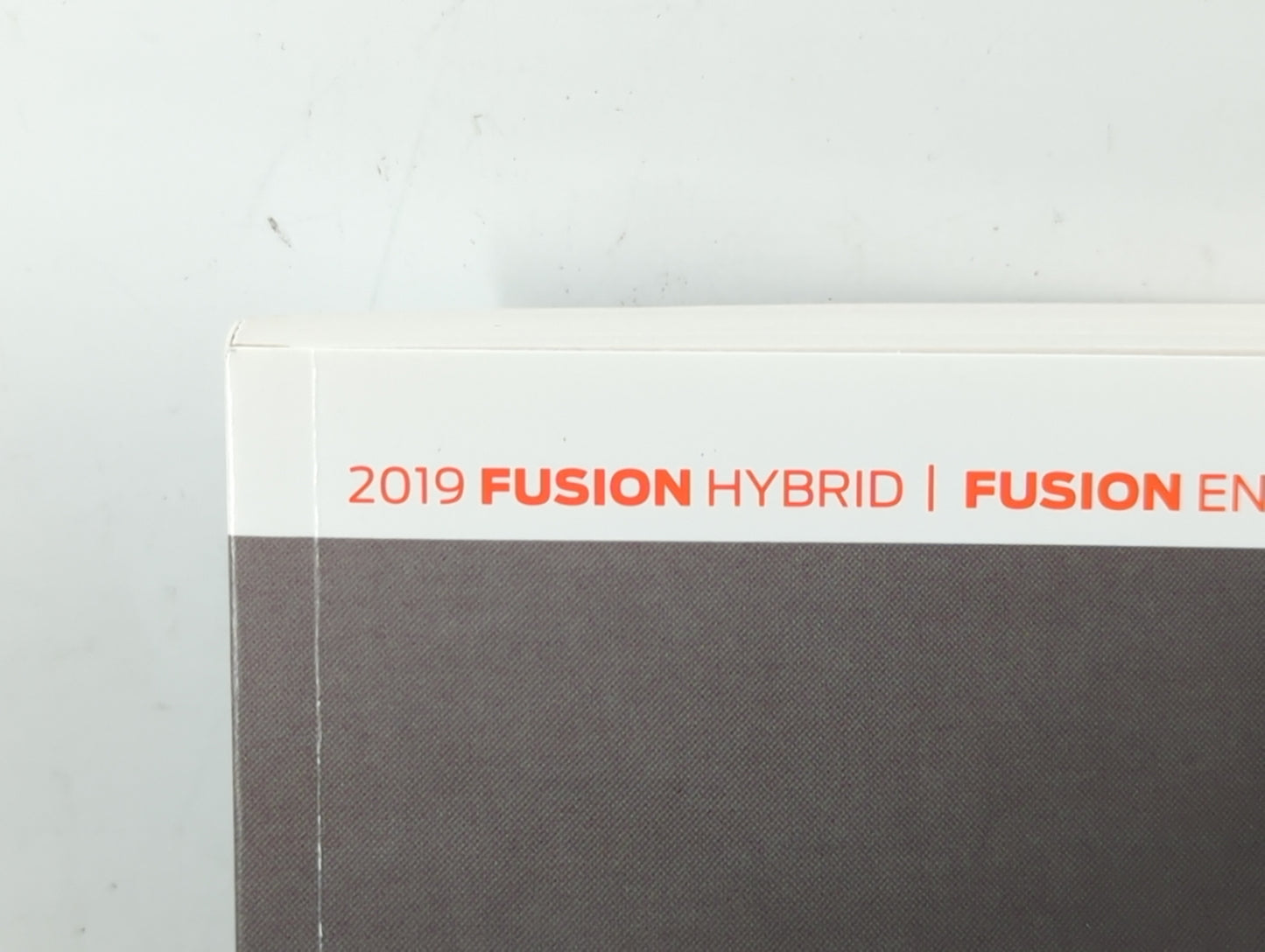 2019 Ford Fusion Owners Manual Book Guide P/N:KE5J 19A321 HA OEM Used Auto Parts - Oemusedautoparts1.com