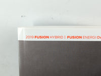 2019 Ford Fusion Owners Manual Book Guide P/N:KE5J 19A321 HA OEM Used Auto Parts - Oemusedautoparts1.com