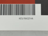 2019 Ford Fusion Owners Manual Book Guide P/N:KE5J 19A321 HA OEM Used Auto Parts - Oemusedautoparts1.com