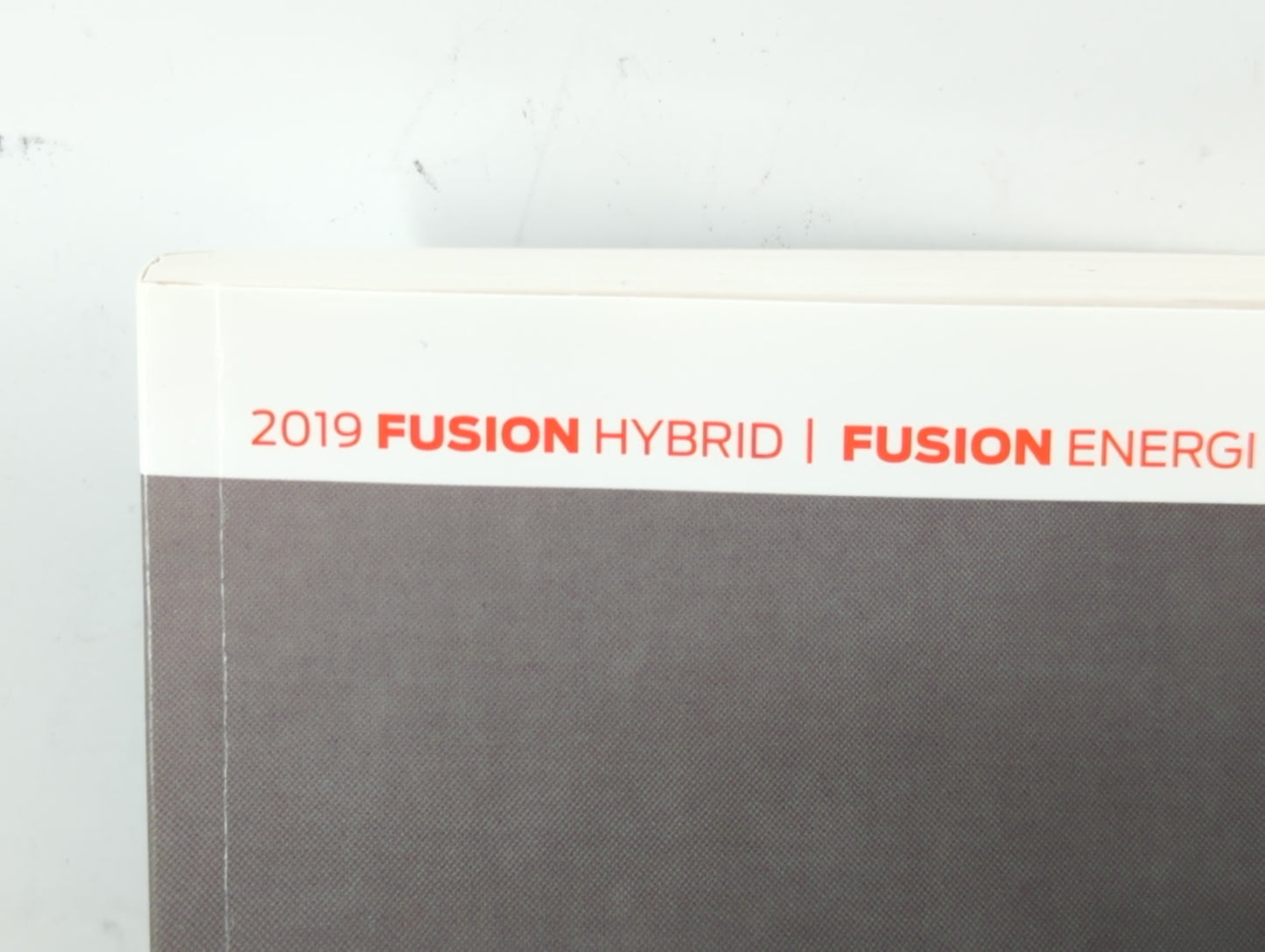 2019 Ford Fusion Owners Manual Book Guide P/N:KE5J 19A321 HA OEM Used Auto Parts - Oemusedautoparts1.com