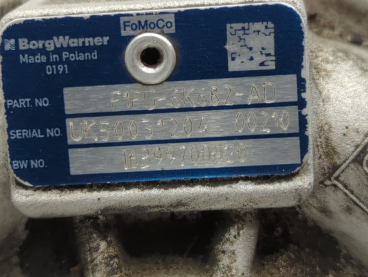 2014 Ford Fusion Turbocharger Turbo Charger Super Charger Supercharger - Oemusedautoparts1.com