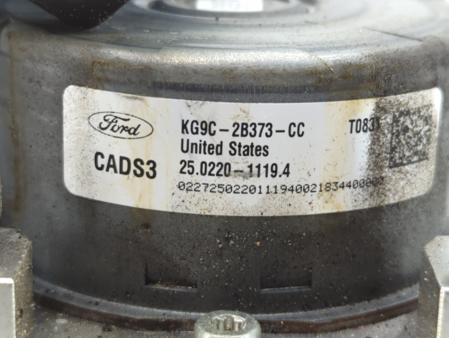 2019-2020 Ford Fusion ABS Pump Control Module Replacement P/N:KG9C-2B373-CC Fits Fits 2019 2020 OEM Used Auto Parts - Oemuse