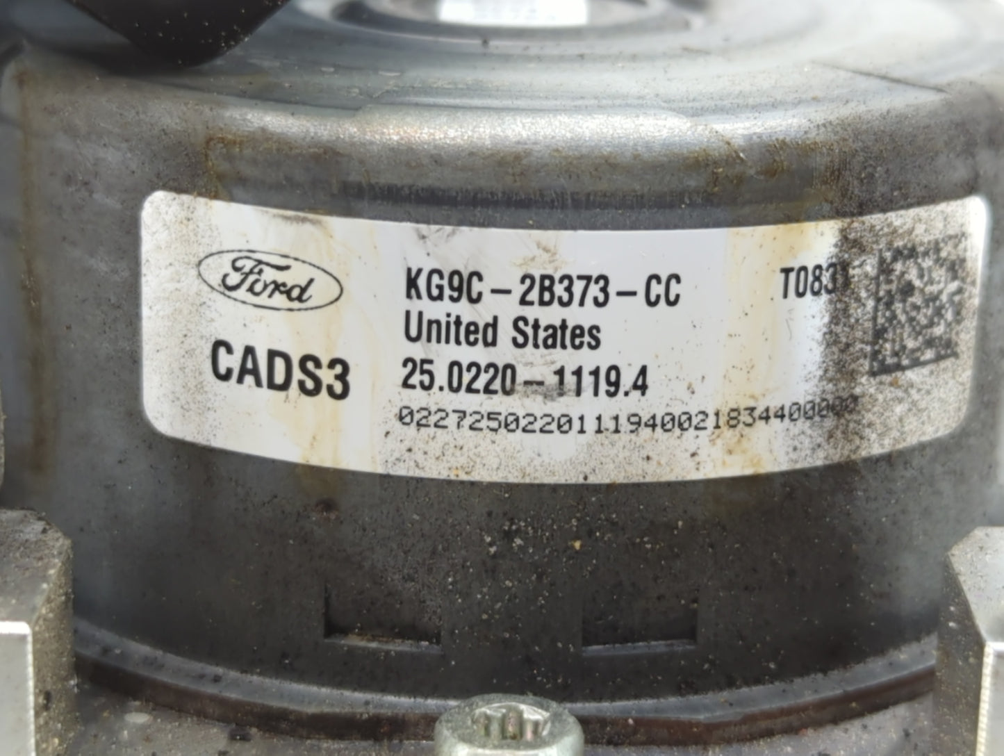 2019-2020 Ford Fusion ABS Pump Control Module Replacement P/N:KG9C-2B373-CC Fits Fits 2019 2020 OEM Used Auto Parts - Oemuse