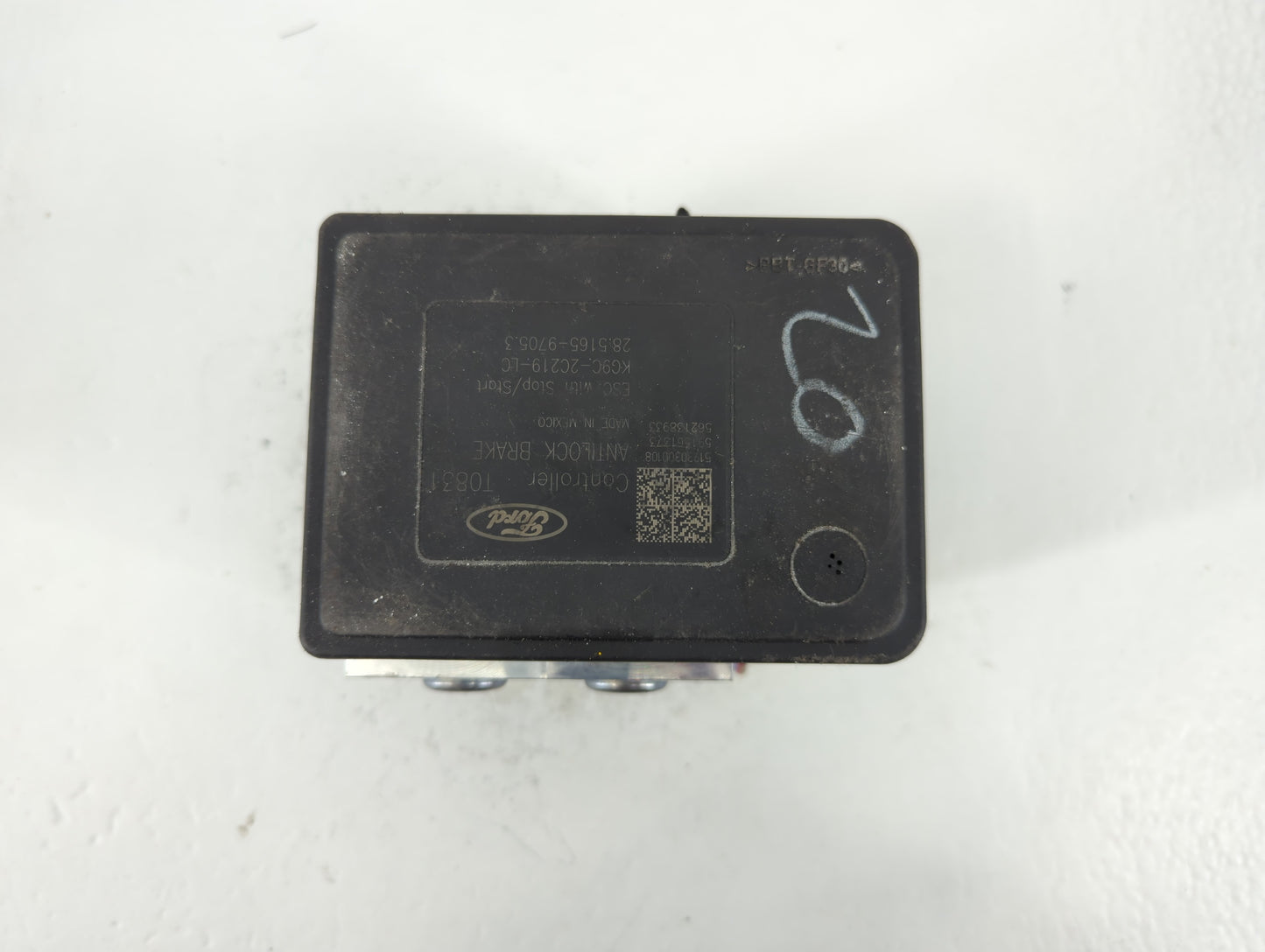 2019-2020 Ford Fusion ABS Pump Control Module Replacement P/N:KG9C-2B373-LC Fits Fits 2019 2020 OEM Used Auto Parts - Oemuse