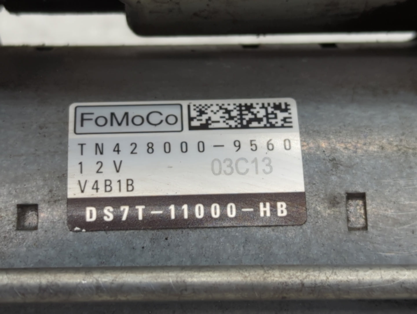 2013-2020 Ford Fusion Car Starter Motor Solenoid OEM P/N:DS7T-11000-HB TN428000-9560 Fits OEM Used Auto Parts - Oemusedautop