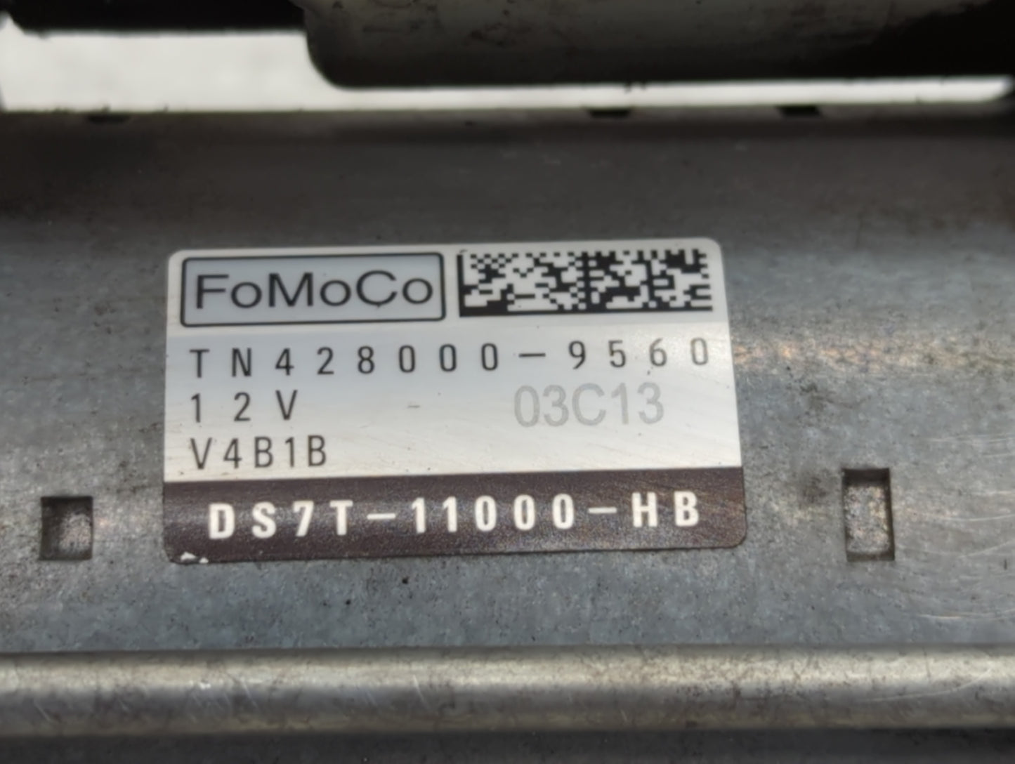 2013-2020 Ford Fusion Car Starter Motor Solenoid OEM P/N:DS7T-11000-HB TN428000-9560 Fits OEM Used Auto Parts - Oemusedautop