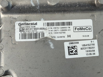 2017-2020 Ford Fusion PCM Engine Control Computer ECU ECM PCU OEM P/N:HS7A-12A650-TB Fits Fits 2016 2017 2018 2019 2020 OEM Used Auto Parts