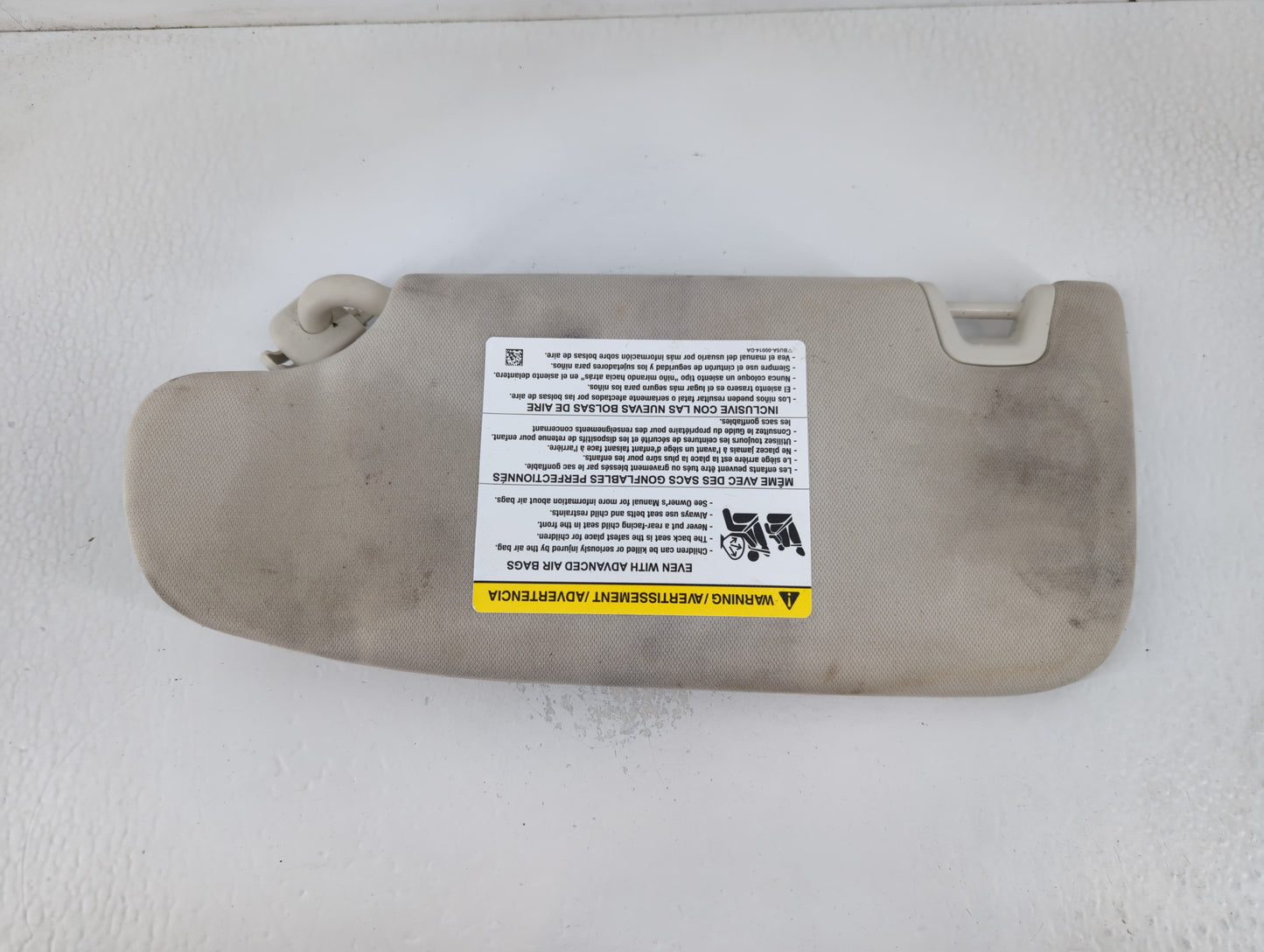 2017-2020 Ford Fusion Sun Visor Shade Replacement Passenger Right Mirror Fits Fits 2017 2018 2019 2020 OEM Used Auto Parts -