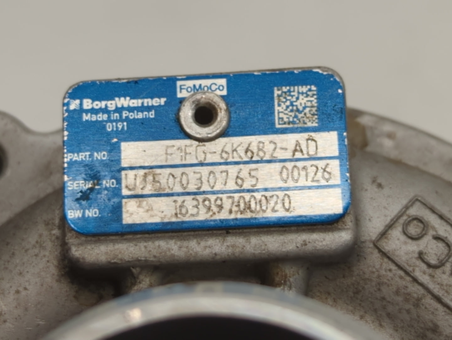 2014 Ford Fusion Turbocharger Turbo Charger Super Charger Supercharger - Oemusedautoparts1.com